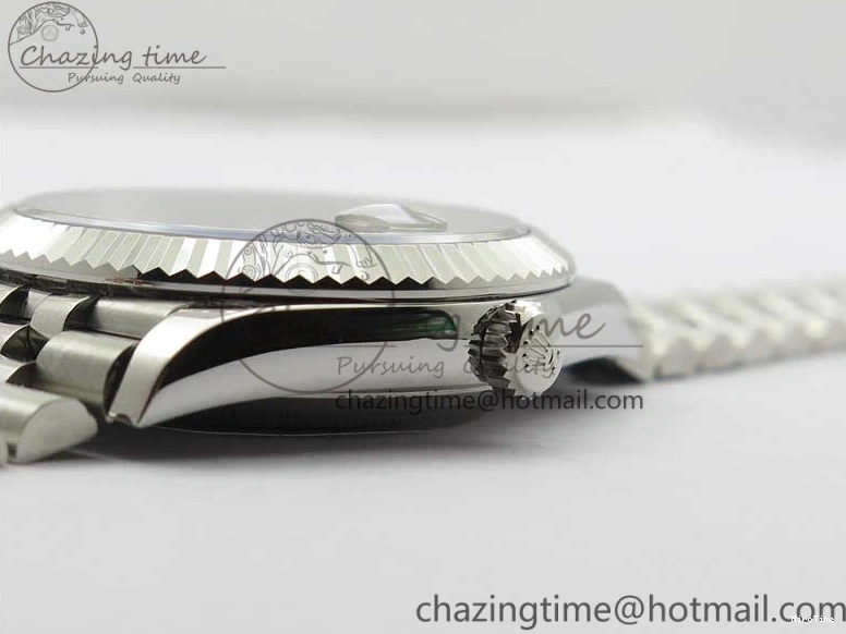 MiroTime 0327 DateJust 41MM 126334 904L SS VRF 1:1 Best Edition Silver Dial Crystals Markers on SS Jubilee Bracelet A FashionForward 2907